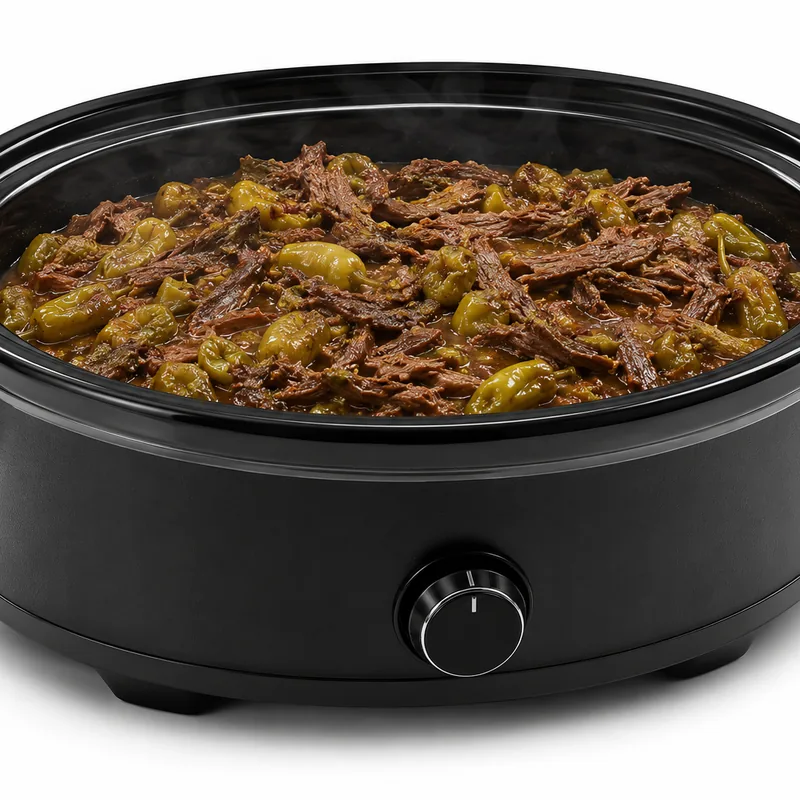Italian Beef with Pepperoncini