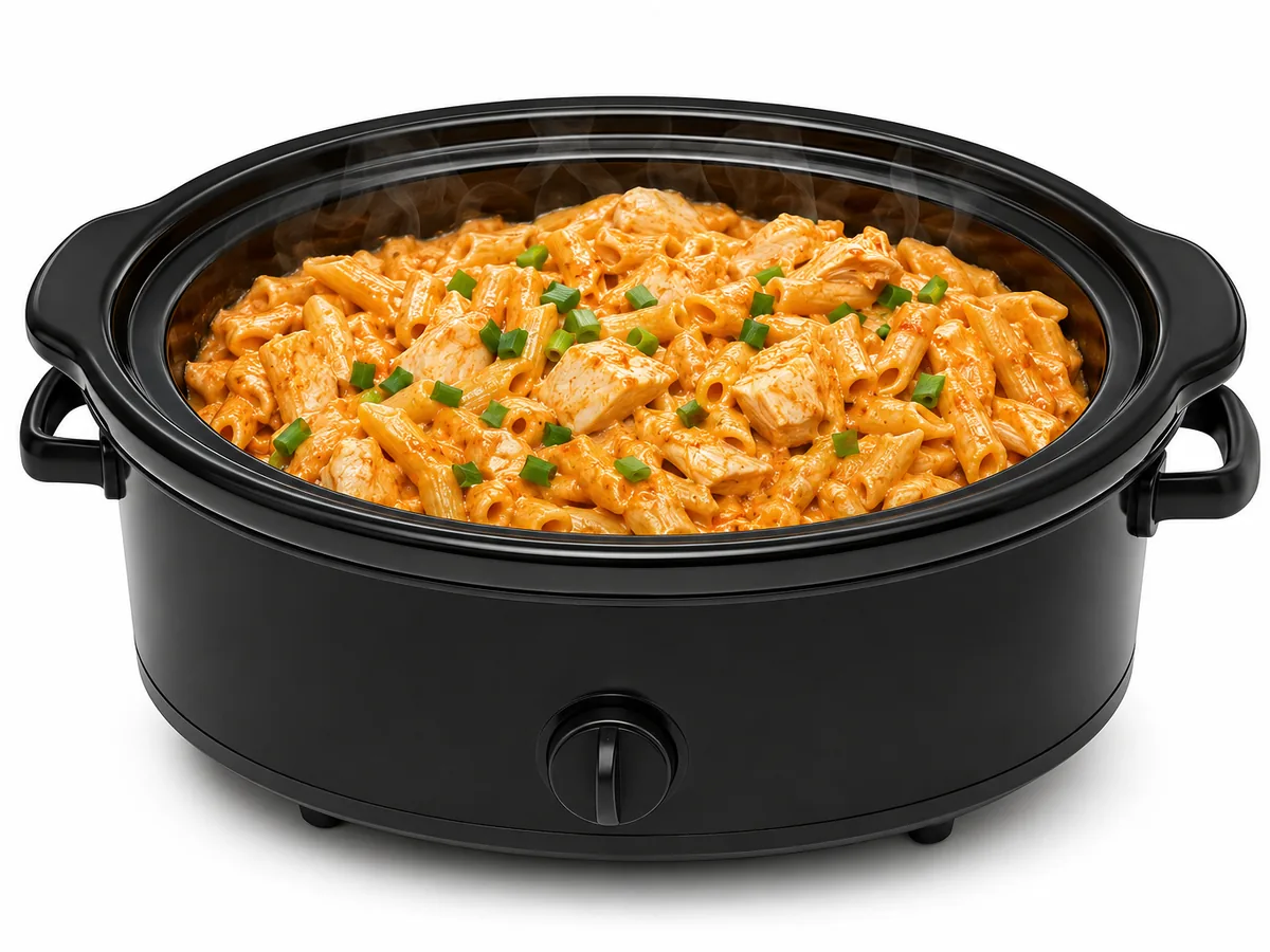 Buffalo Ranch Chicken, finished and plated