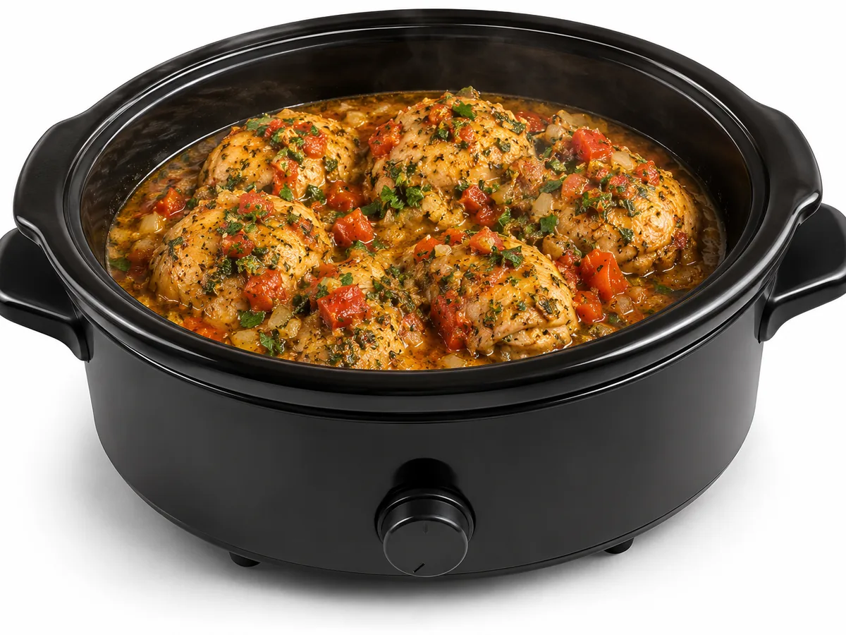 Tuscan Garlic Chicken, finished and plated