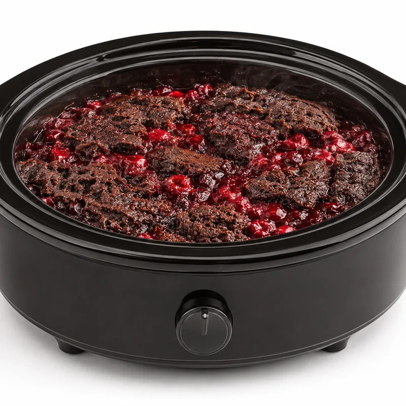 Cherry Chocolate Comfort Dump Cake
